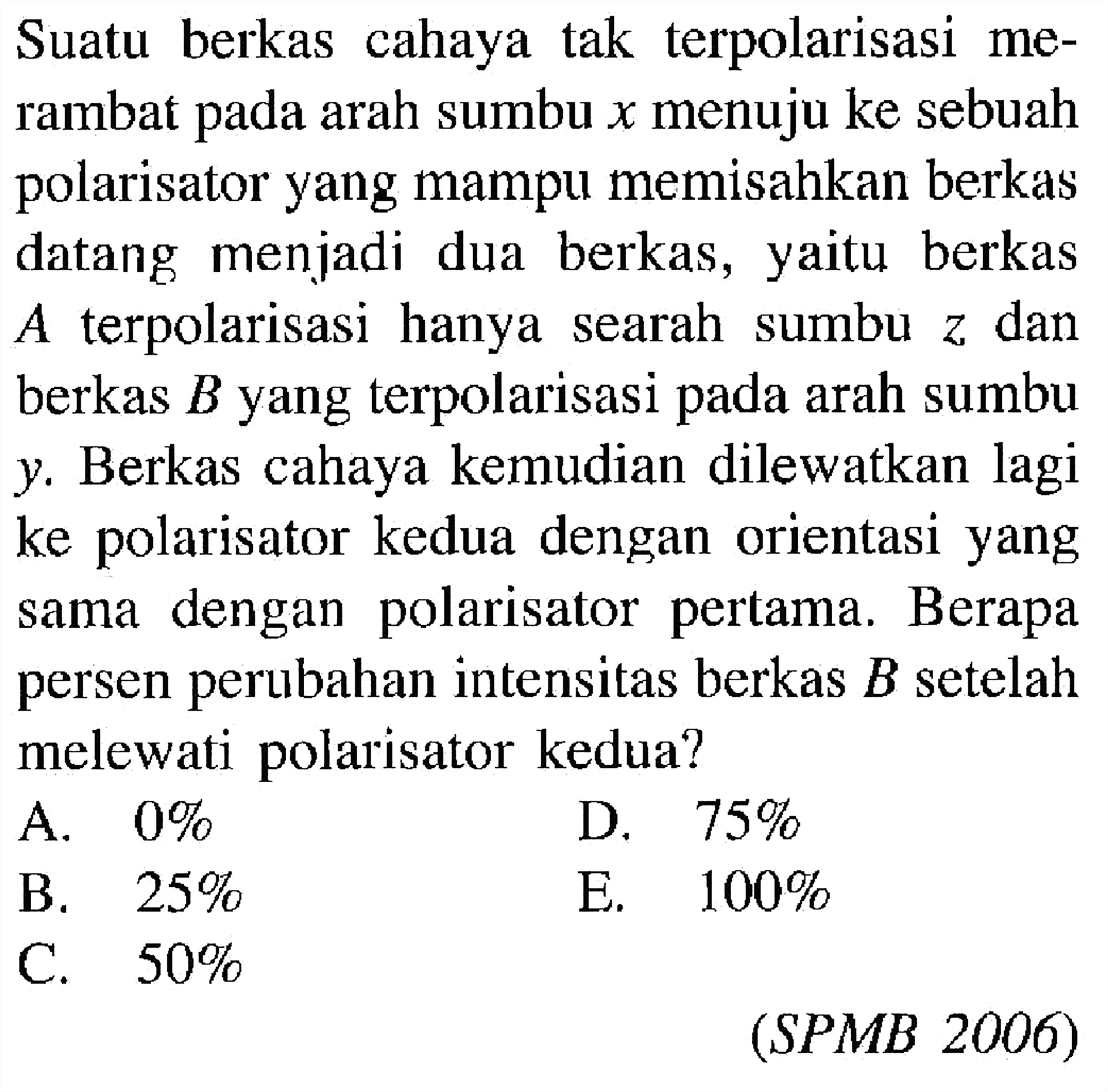 Kumpulan Contoh Soal Polarisasi Fisika Kelas 11 Colearn Halaman 4