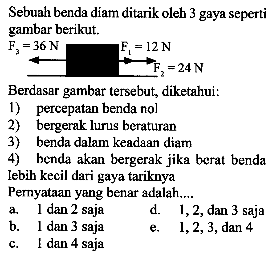 Sebuah Kotak Bermassa 5 Kg Terletak Di Atas Lantai Tentu 1030