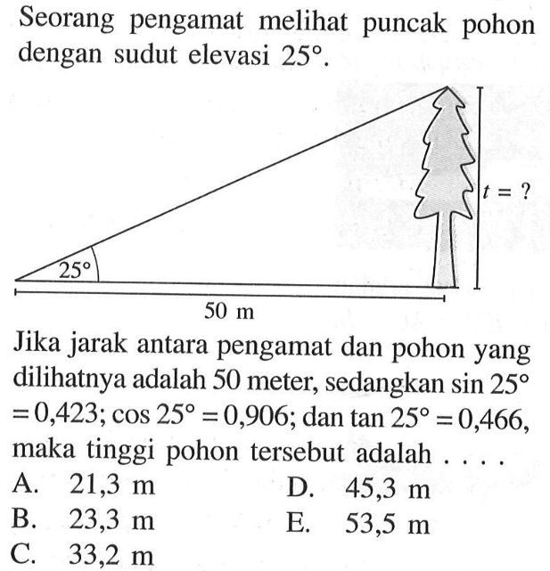 Kumpulan Contoh Soal Perbandingan Trigonometri pada Segitiga Siku-Siku ...