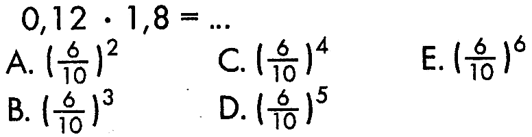 0,12 . 1,8 = ...
