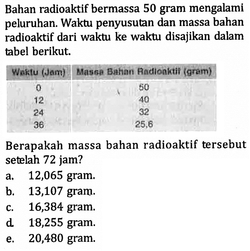 kumpulan contoh soal peluruhan - matematika kelas 11 | CoLearn - halaman 3