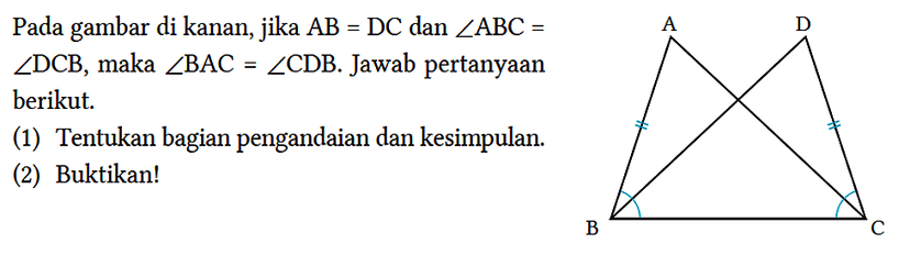 Kumpulan Contoh Soal Kekongruenan Bangun Bangun Geometri Matematika Kelas 8 Colearn 2817