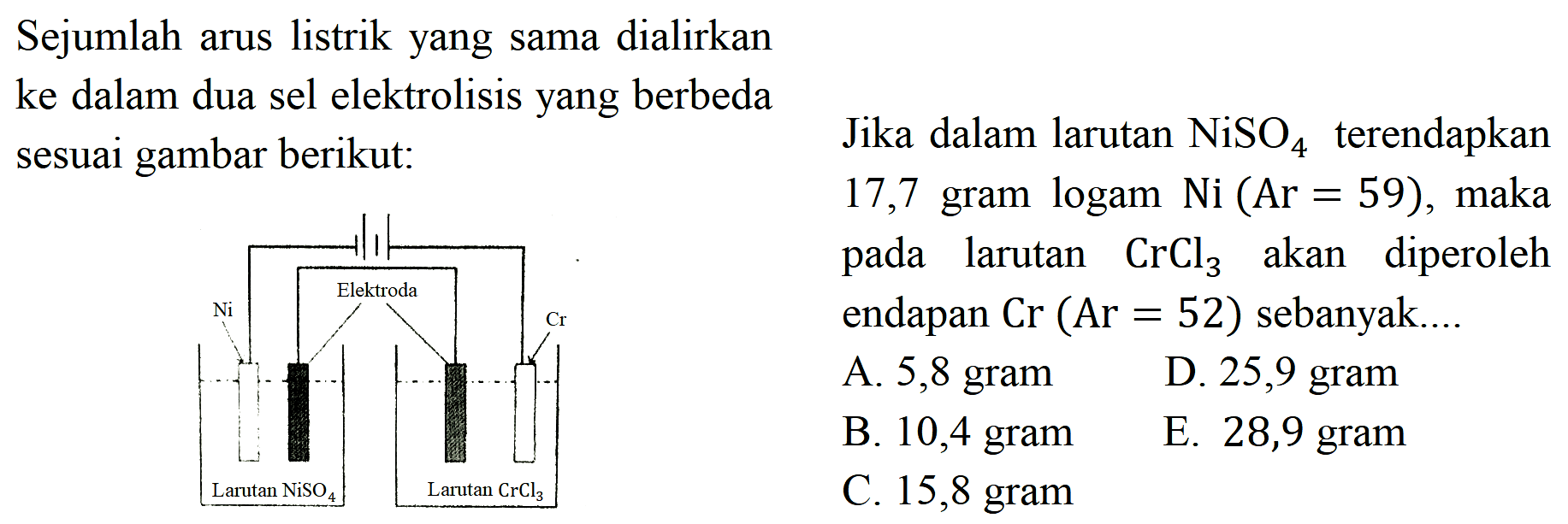 Tuliskan Reaksi Elektrolisis Dari Lelehan Nacl Dengan Ele 0902