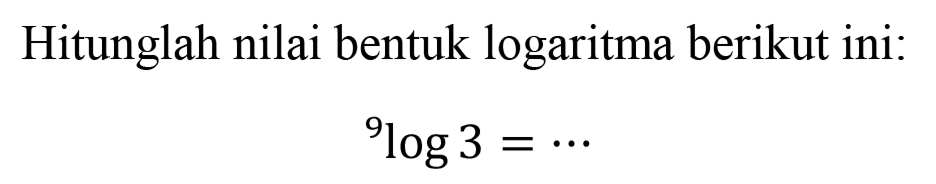 9log3 = ...