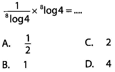 1/(8log4)x8log4=....