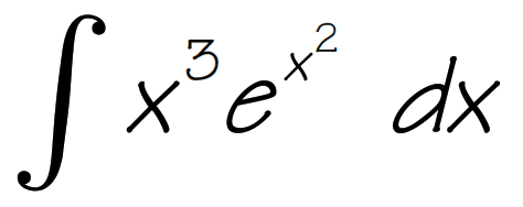  integral  x^3 e^(x^2) dx 