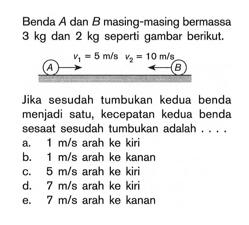 Kumpulan Contoh Soal Tumbukan Lenting Sempurna Lenting Sebagian Dan