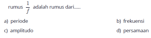 rumus 1/f adalah rumus dari.....
