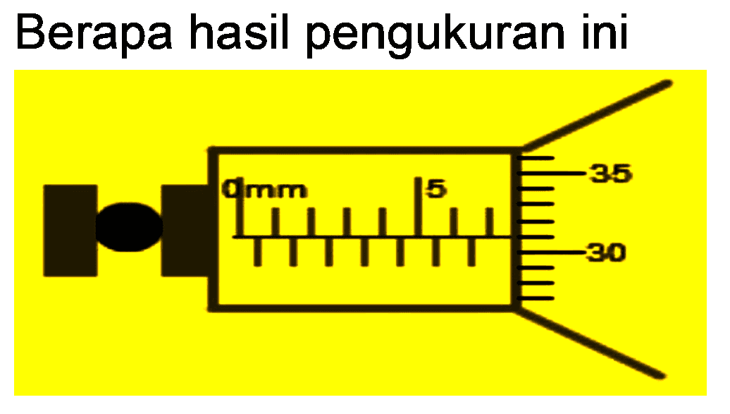 Berapa hasil pengukuran ini