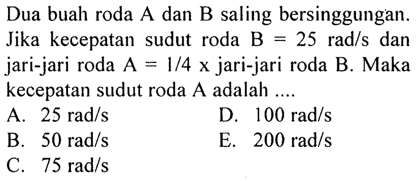 Kumpulan Contoh Soal Hubungan Roda-Roda - Fisika Kelas 10 | CoLearn ...