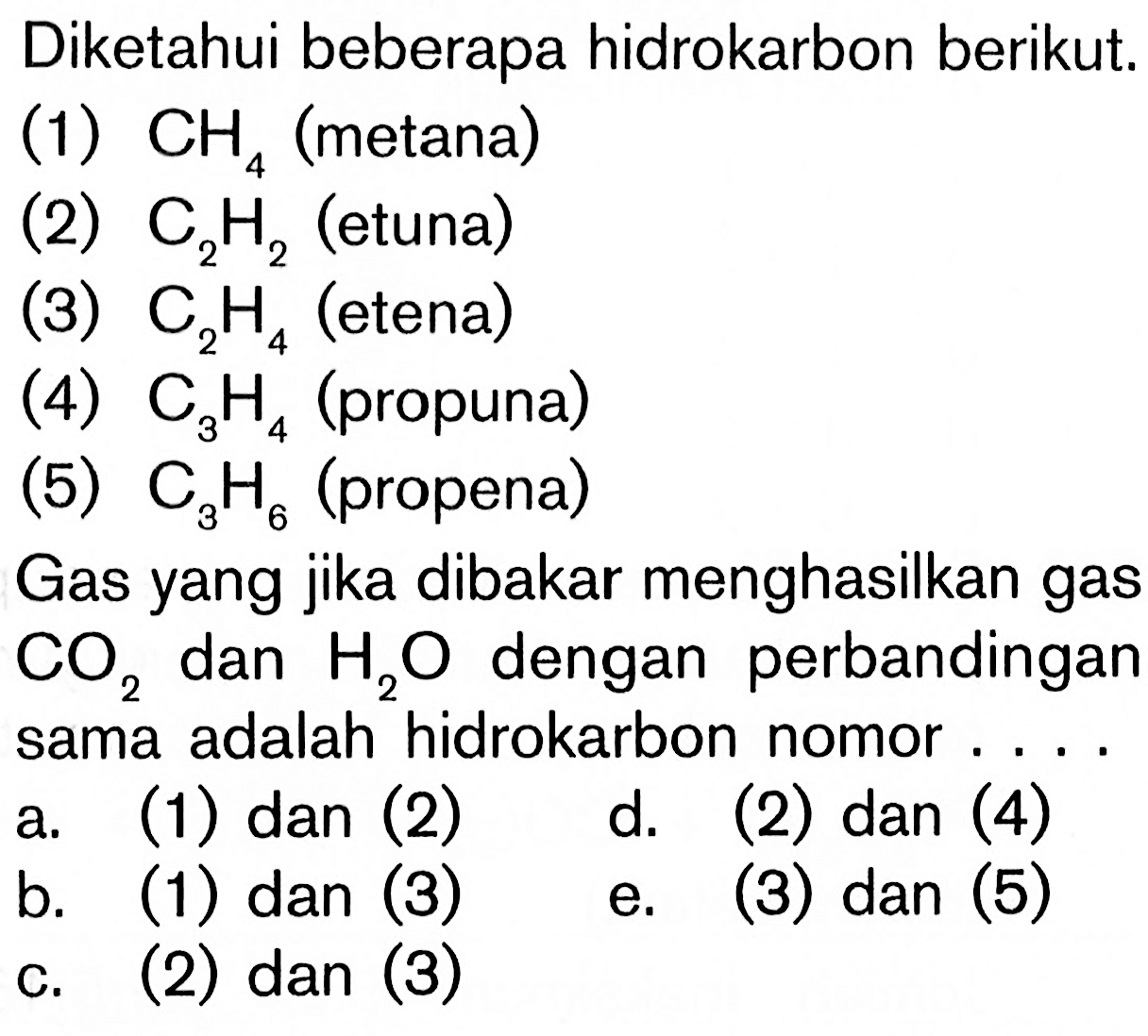 Kumpulan Contoh Soal Hukum Hukum Dasar Kimia Dan Stoikiometri Kimia