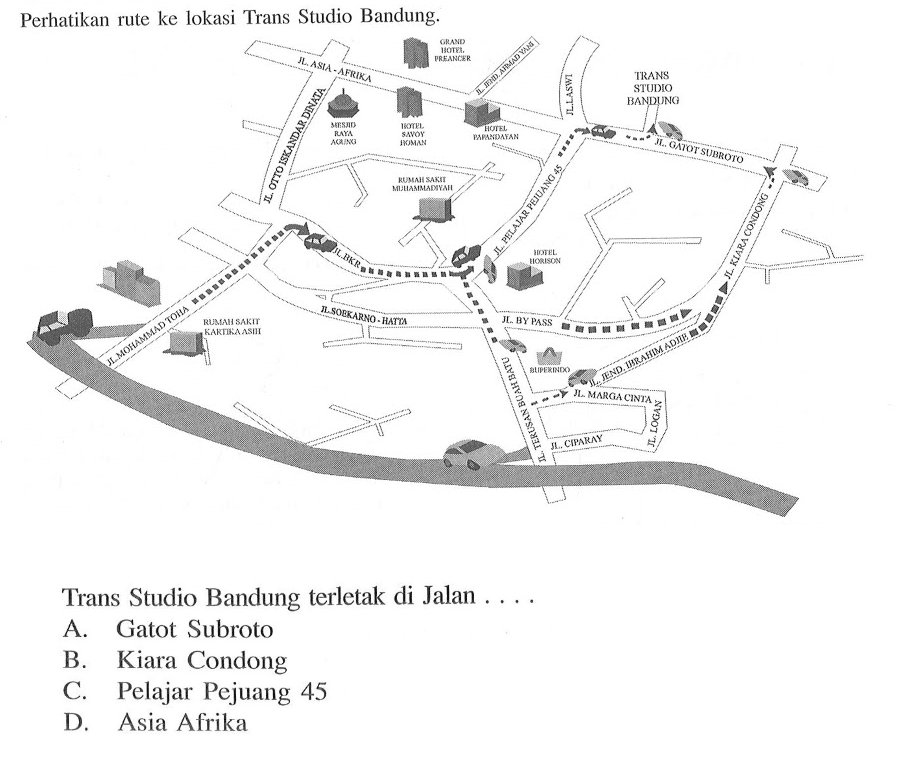 Trans Studio Bandung terletak di Jalan