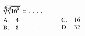 ((16^9)^(1/3))^(1/4) = ...