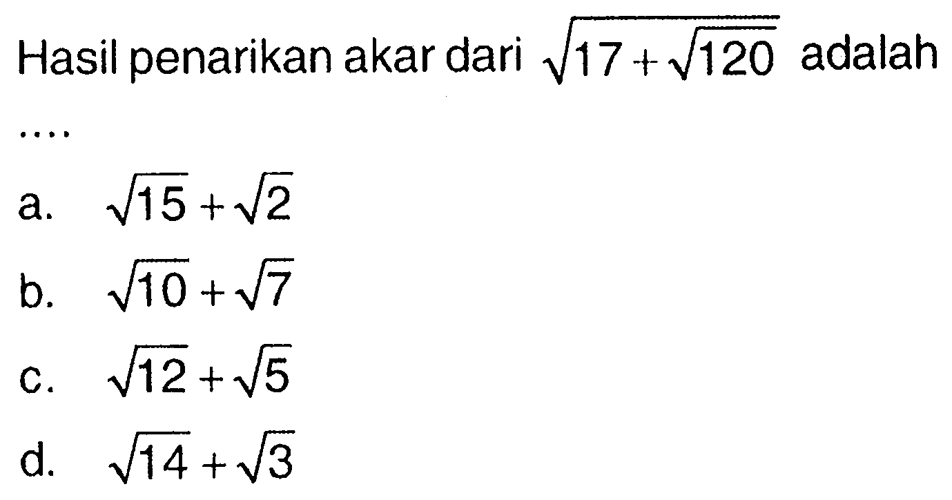 Kumpulan Contoh Soal Bilangan Berpangkat Dan Bentuk Akar Matematika Kelas 9 Colearn