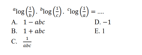 alog(1/b).blog(1/c).clog(1/a)=....