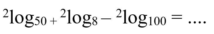 2log50+2log8- 2log100=....