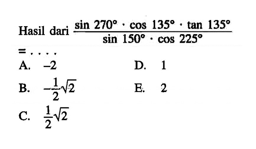 Kumpulan Contoh Soal Trigonometri - Matematika Kelas 10 | CoLearn ...