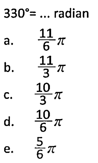 330=...  radian