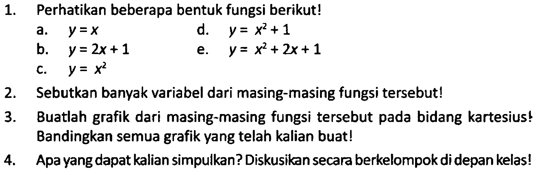 Kumpulan Contoh Soal Fungsi - Matematika Kelas 10 | CoLearn