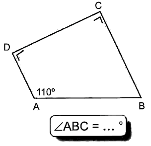 C D A 110 B 
sudut ABC = ...