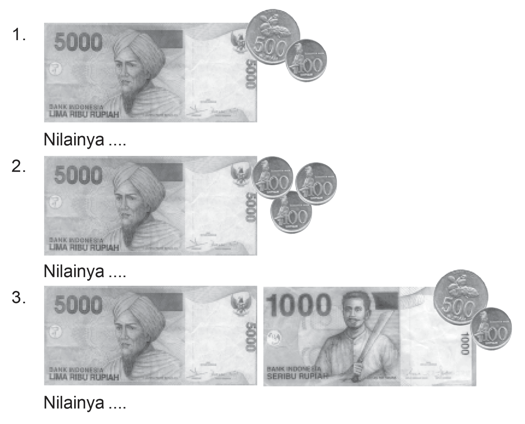 1. Nilainya.... 2. Nilainya.... 3. Nilainya....