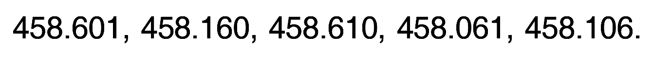  458.601, 458.160, 458.610, 458.061, 458.106 