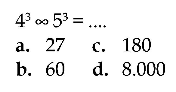 4^3 x 5^3 = ...