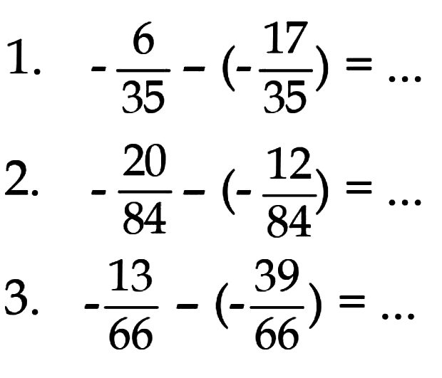 17 1. 35 35 20 82 2. 84 13 39 3. 66 66