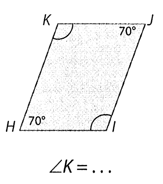 sudut K=... HIJK 70 70