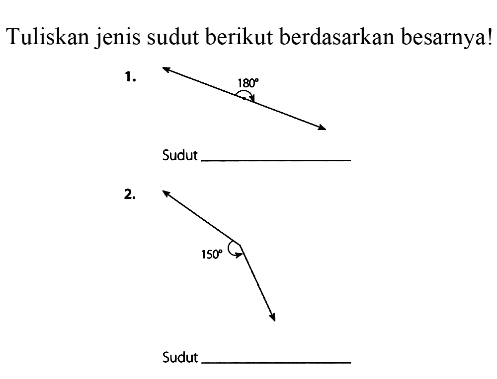 Tuliskan jenis sudut berikut berdasarkan besarnya!
1.
CC(C)Br
Sudut
2.
Sudut