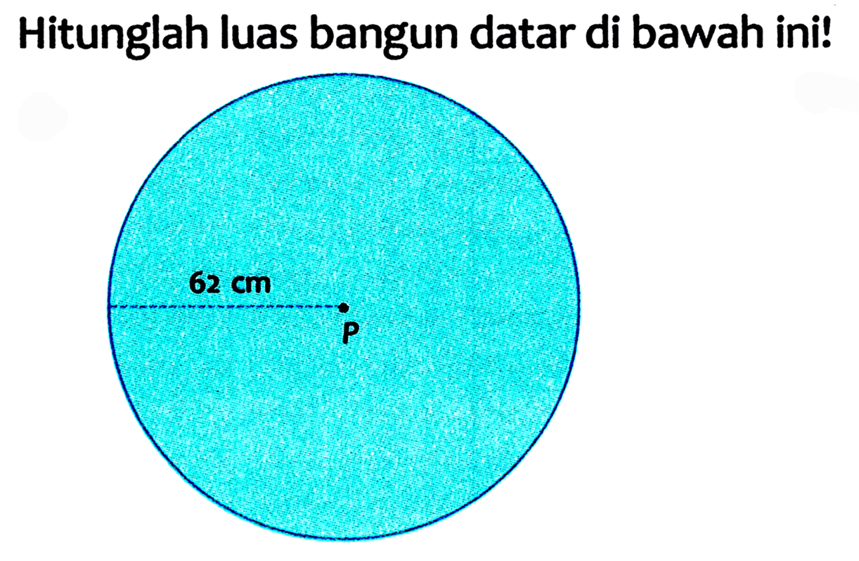 Hitunglah luas bangun datar di bawah ini!