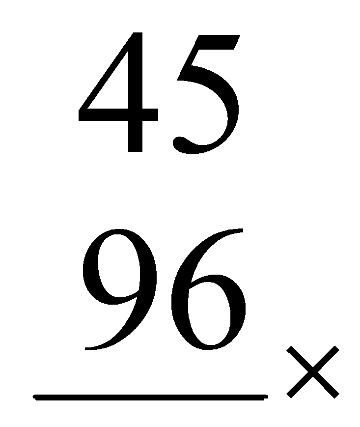 45 x 96 = 