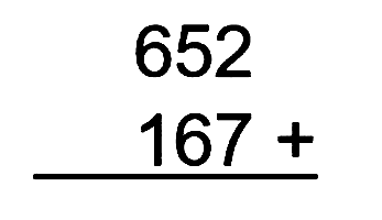 652 + 167