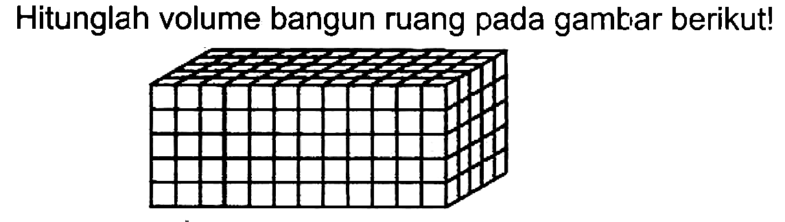 Hitunglah volume bangun ruang pada gambiar berikut!