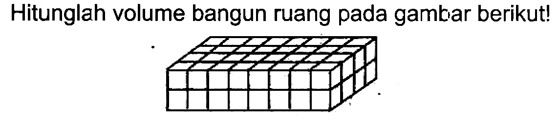 Hitunglah volume bangun ruang pada gambiar berikut!